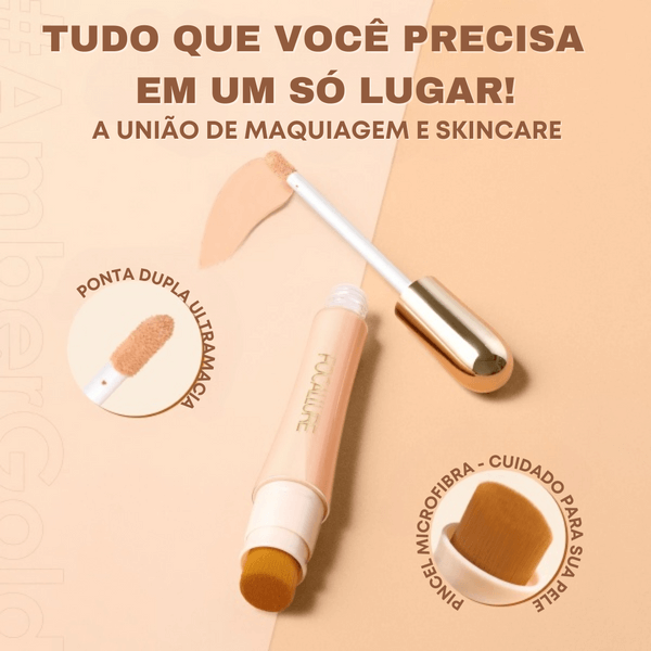 Base Prime Focallure 2 em 1 Anti-Idade