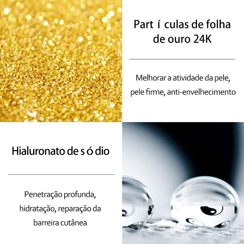 Sérum PUREGOLD 24k Anti-Idade e Ácido Hialurônico