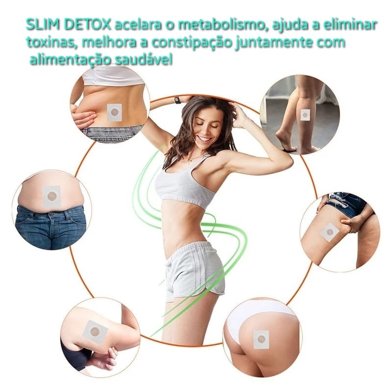 Slim Detox - Adesivo para Emagrecimento Perfeito